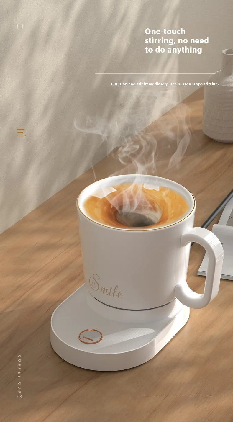 The Ultimate Coffee Coaster: Heat, Stir, and Charge
